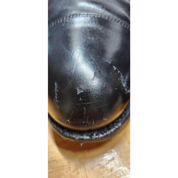 Alden 971 Oxfords Size 12 Black Leather Cap Toe Made USA Needs Refurbished main image 6